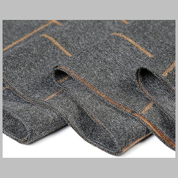 Mens Scarf Winter Fashion - grey Heart - Picture 5 of 5